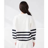 ヘンリーネックボーダーニット | a.v.v【WOMEN】 | 詳細画像24 