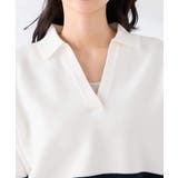 ヘンリーネックボーダーニット | a.v.v【WOMEN】 | 詳細画像25 