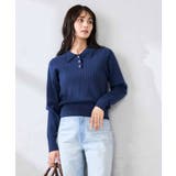 ワイドリブポロニット | a.v.v【WOMEN】 | 詳細画像10 