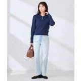 ワイドリブポロニット | a.v.v【WOMEN】 | 詳細画像13 