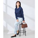 ワイドリブポロニット | a.v.v【WOMEN】 | 詳細画像17 