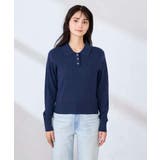 ワイドリブポロニット | a.v.v【WOMEN】 | 詳細画像18 