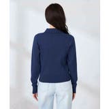 ワイドリブポロニット | a.v.v【WOMEN】 | 詳細画像20 