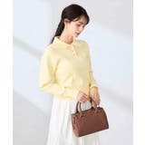 ワイドリブポロニット | a.v.v【WOMEN】 | 詳細画像3 