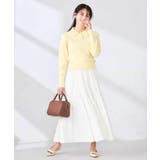 ワイドリブポロニット | a.v.v【WOMEN】 | 詳細画像5 