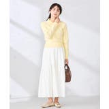 ワイドリブポロニット | a.v.v【WOMEN】 | 詳細画像6 