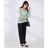 襟付きメッシュニット | a.v.v【WOMEN】 | 詳細画像9 