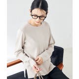 グレージュ | 【洗える/UVカット】クルーネックニット | a.v.v【WOMEN】