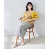 【アンサンブル対応】Vネックパフスリーブラメニット | a.v.v【WOMEN】 | 詳細画像12 