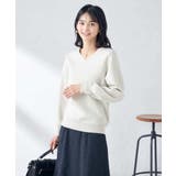 【アンサンブル対応】Vネックパフスリーブラメニット | a.v.v【WOMEN】 | 詳細画像14 