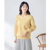 【アンサンブル対応】Vネックパフスリーブラメニット | a.v.v【WOMEN】 | 詳細画像4 