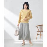 【アンサンブル対応】Vネックパフスリーブラメニット | a.v.v【WOMEN】 | 詳細画像6 