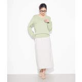 【洗える/UVカット】Vネックパフスリーブニット | a.v.v【WOMEN】 | 詳細画像10 