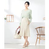 【洗える/UVカット】Vネックパフスリーブニット | a.v.v【WOMEN】 | 詳細画像14 