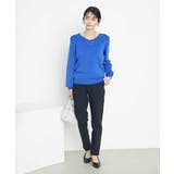 【洗える/UVカット】Vネックパフスリーブニット | a.v.v【WOMEN】 | 詳細画像20 