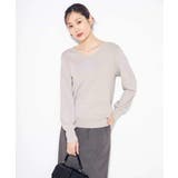 【洗える/UVカット】Vネックパフスリーブニット | a.v.v【WOMEN】 | 詳細画像22 