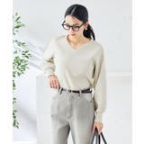 【洗える/UVカット】Vネックパフスリーブニット | a.v.v【WOMEN】 | 詳細画像28 