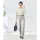 【洗える/UVカット】Vネックパフスリーブニット | a.v.v【WOMEN】 | 詳細画像29 