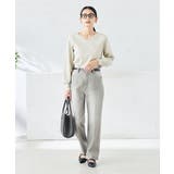 【洗える/UVカット】Vネックパフスリーブニット | a.v.v【WOMEN】 | 詳細画像30 