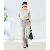 【洗える/UVカット】Vネックパフスリーブニット | a.v.v【WOMEN】 | 詳細画像31 