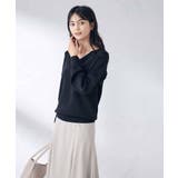 【洗える/UVカット】Vネックパフスリーブニット | a.v.v【WOMEN】 | 詳細画像42 