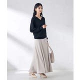 【洗える/UVカット】Vネックパフスリーブニット | a.v.v【WOMEN】 | 詳細画像45 