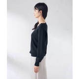 【洗える/UVカット】Vネックパフスリーブニット | a.v.v【WOMEN】 | 詳細画像48 