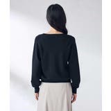 【洗える/UVカット】Vネックパフスリーブニット | a.v.v【WOMEN】 | 詳細画像49 