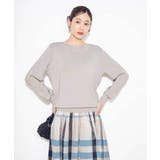 【洗える/UVカット】ボートネックパフスリーブニット | a.v.v【WOMEN】 | 詳細画像52 