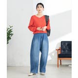 【洗える/UVカット/WEB限定カラー】Vネックパフスリーブニット | a.v.v【WOMEN】 | 詳細画像10 