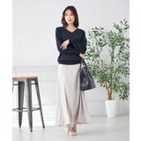 【洗える/UVカット/WEB限定カラー】Vネックパフスリーブニット | a.v.v【WOMEN】 | 詳細画像23 