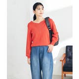 【洗える/UVカット/WEB限定カラー】Vネックパフスリーブニット | a.v.v【WOMEN】 | 詳細画像8 