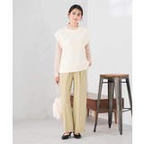 アラン柄ハイネックベスト | a.v.v【WOMEN】 | 詳細画像12 