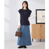 アラン柄ハイネックベスト | a.v.v【WOMEN】 | 詳細画像5 