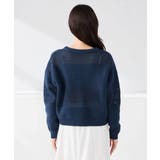 メッシュボーダーニット | a.v.v【WOMEN】 | 詳細画像18 