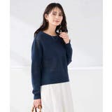 メッシュボーダーニット | a.v.v【WOMEN】 | 詳細画像4 