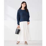 メッシュボーダーニット | a.v.v【WOMEN】 | 詳細画像6 