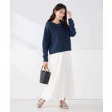 メッシュボーダーニット | a.v.v【WOMEN】 | 詳細画像7 