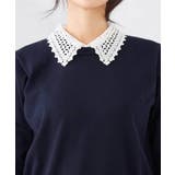 【2WAY】レース衿付ニットプルオーバー | a.v.v【WOMEN】 | 詳細画像26 