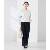 【洗える/UVカット】ボートネック袖タックニット | a.v.v【WOMEN】 | 詳細画像26 