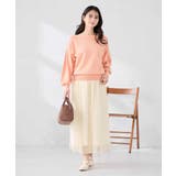 【洗える/UVカット】ボートネック袖タックニット | a.v.v【WOMEN】 | 詳細画像6 