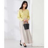 【洗える/UVカット】Vネックパフスリーブニット | a.v.v【WOMEN】 | 詳細画像14 