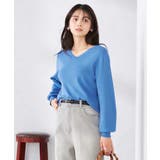 【洗える/UVカット】Vネックパフスリーブニット | a.v.v【WOMEN】 | 詳細画像15 