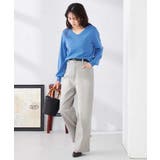 【洗える/UVカット】Vネックパフスリーブニット | a.v.v【WOMEN】 | 詳細画像19 