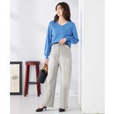 【洗える/UVカット】Vネックパフスリーブニット | a.v.v【WOMEN】 | 詳細画像20 