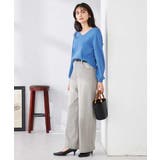 【洗える/UVカット】Vネックパフスリーブニット | a.v.v【WOMEN】 | 詳細画像23 