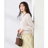 【洗える/UVカット】Vネックパフスリーブニット | a.v.v【WOMEN】 | 詳細画像25 