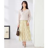 【洗える/UVカット】Vネックパフスリーブニット | a.v.v【WOMEN】 | 詳細画像27 