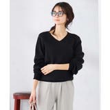 【洗える/UVカット】Vネックパフスリーブニット | a.v.v【WOMEN】 | 詳細画像37 