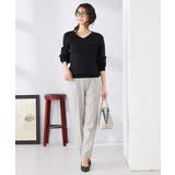 【洗える/UVカット】Vネックパフスリーブニット | a.v.v【WOMEN】 | 詳細画像40 